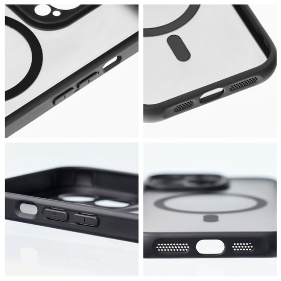Obal / kryt na Apple iPhone 14 Plus čierne - Matný kryt Mag Cover