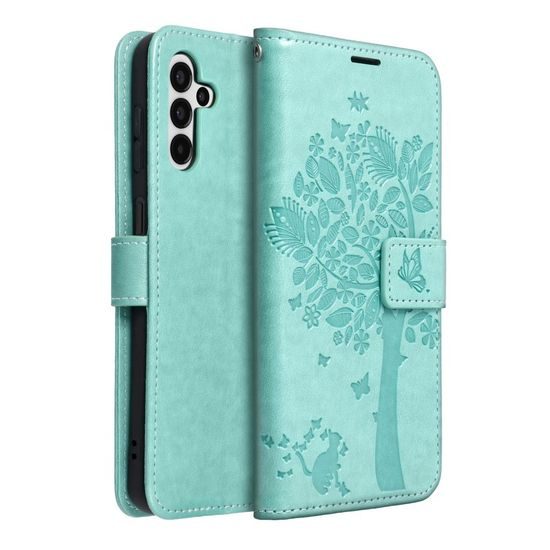 Pouzdro / Obal na Samsung Galaxy A13 4G zelený - knížkový Forcell MEZZO
