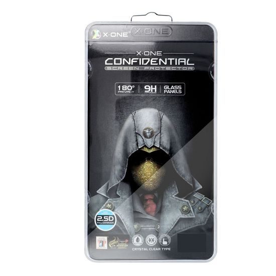 Tvrzené / ochranné sklo Apple iPhone 16 Pro - X-ONE Full Cover Extra Strong Privacy 9H