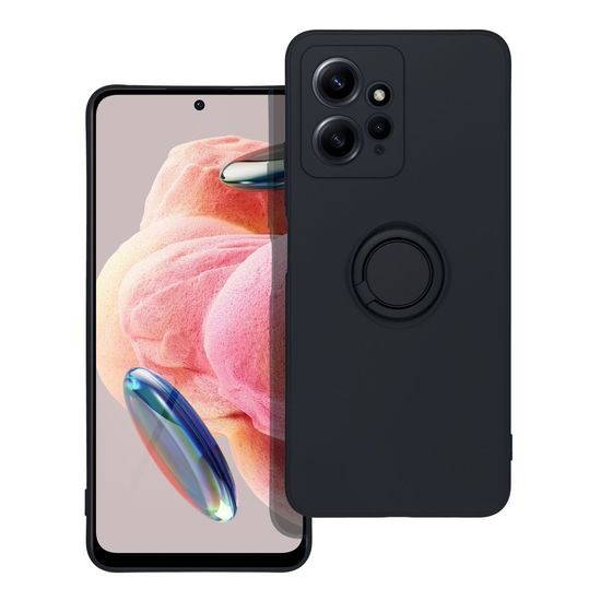 Obal / kryt na Xiaomi Redmi Note 12 4G černý - SILICONE RING