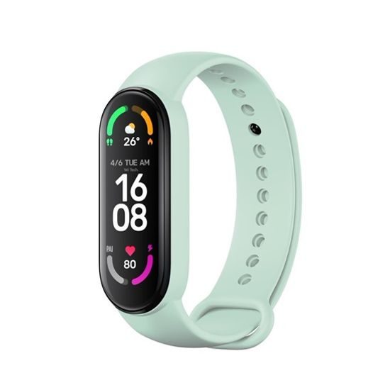 Řemínek na Xiaomi Mi Band 6, mátový - Rhinotech