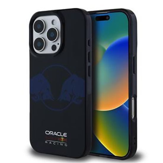 Obal / kryt na Apple iPhone 16 Pro Max tmavě modrý Oracle Red bull