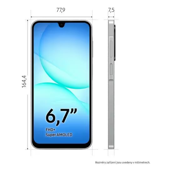 Samsung Galaxy A17 5G 4GB/128GB, šedý - zánovní