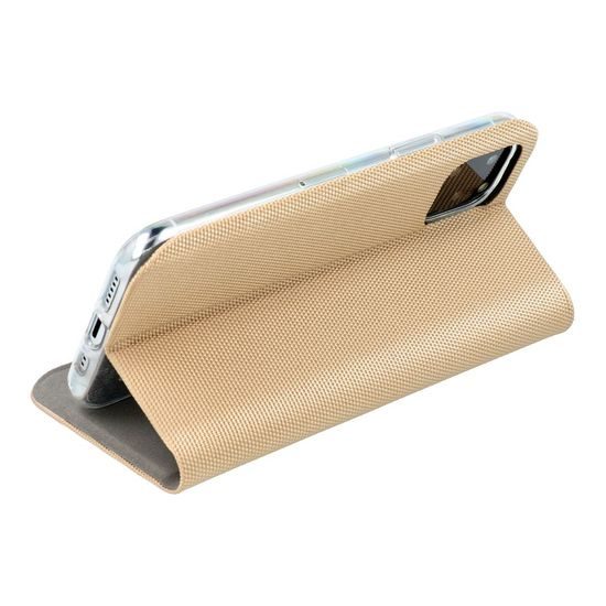 Pouzdro / obal na Xiaomi Redmi 12 4G / 12 5G zlaté - knížkové SENSITIVE