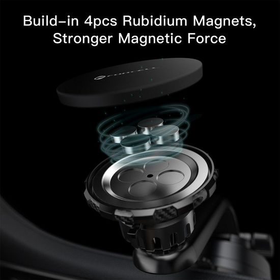 Magnetický držák telefonu do auta do mřížky / palubové desky / čelního skla - Forcell F-Grip MagLuxe