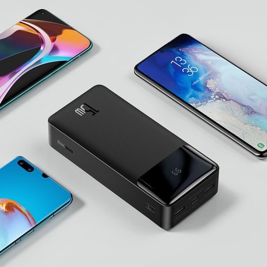 Powerbanka 30000mAh 15W PD Quick Charge 3.0 3A - BASEUS