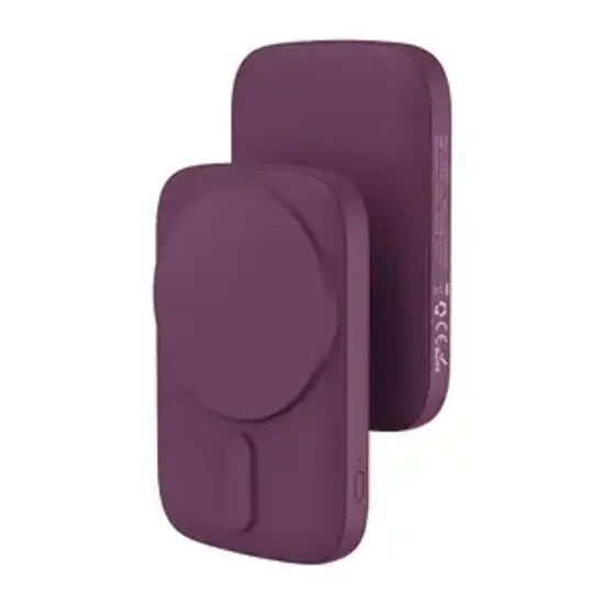 Powerbanka s MagSafe 15W 5000 mAh fialová - Blue Star Slim