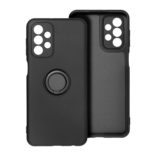 Obal / kryt na Samsung Galaxy A52 5G / A52 LTE / A52S černý - Forcell SILICONE RING
