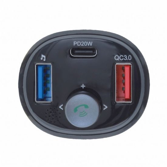 Transmiter FM MP3 bluetooth 5.0 + USB A QC3.0