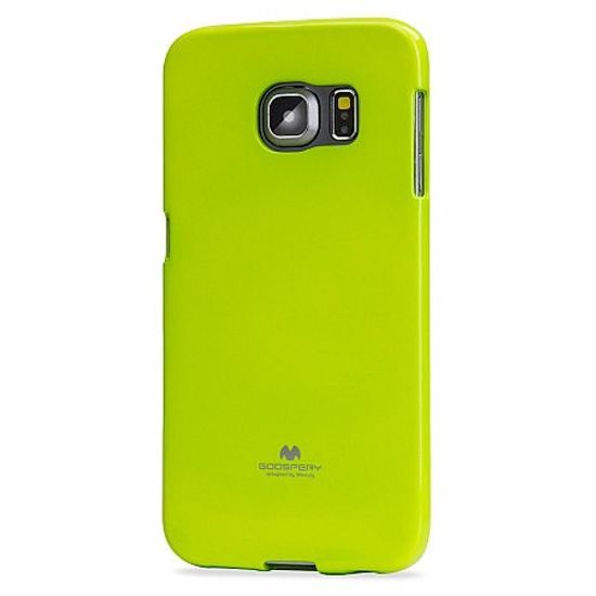 Obal / kryt pre Samsung Galaxy S6 lime - JELLY