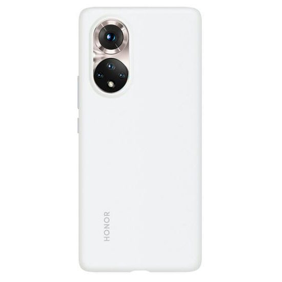Obal / kryt na Honor 50 biely - originálny silikónový zadný kryt Honor