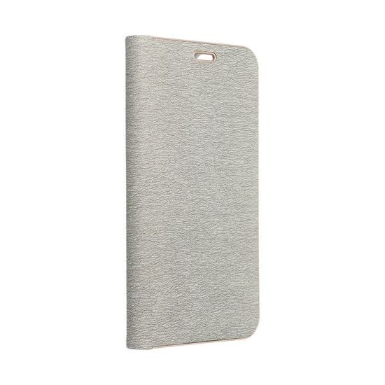 Pouzdro / obal na Samsung Galaxy A53 5G stříbrný - knížkový Forcell LUNA book