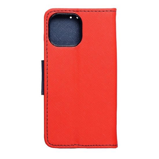Pouzdro / obal na Apple iPhone 13 mini červené - knížkové Fancy Book