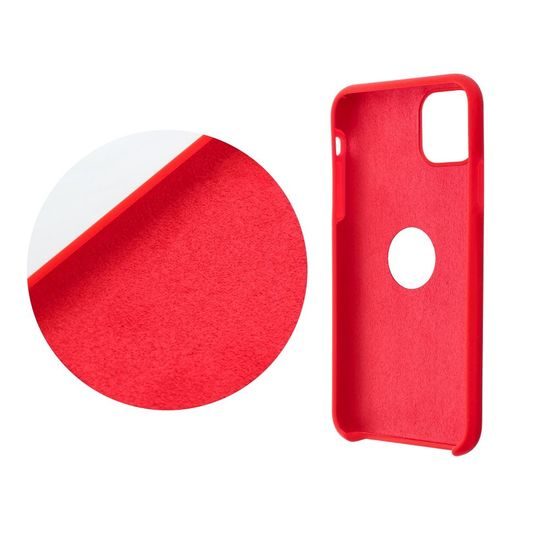 Obal / kryt na Apple iPhone 14 PRO MAX ( 6.7 ) červený - Forcell SILICONE