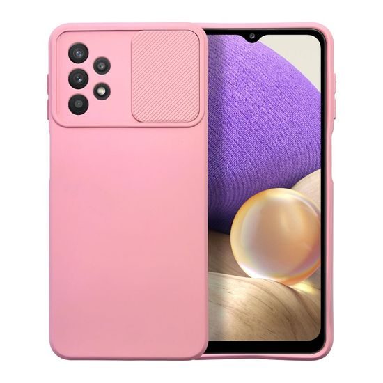 Obal / kryt na Samsung Galaxy A32 5G růžový - SLIDE Case