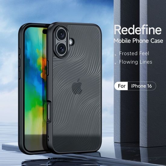 Obal / kryt na Apple iPhone 16 čierne - DUX DUCIS puzdro AIMO MAG