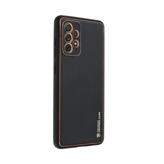 Obal / kryt pre Samsung Galaxy A72 ( 4G ) čierny - Forcell LEATHER Case