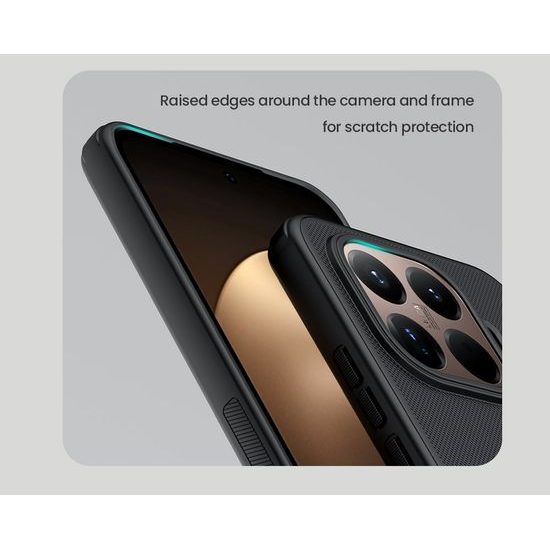 Obal / kryt na Xiaomi 15T Pro černý – Nillkin Super Frosted Pro Magnetic