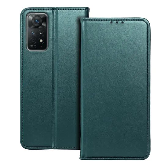 Pouzdro / obal na Xiaomi Redmi Note 13 4G zelené - knížkové Smart Magneto