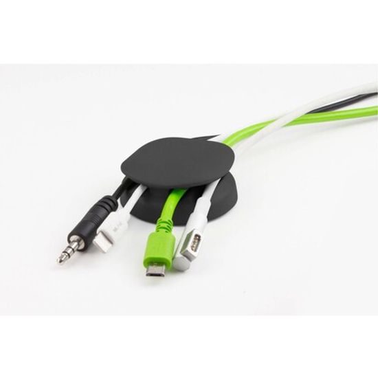 Organizér káblov Cable Candy Turtle, čierny