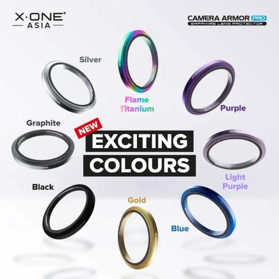 Tvrzené / ochranné sklo kamery Apple iPhone 16 / 16 Plus - X-ONE Sapphire Camera Armor Pro