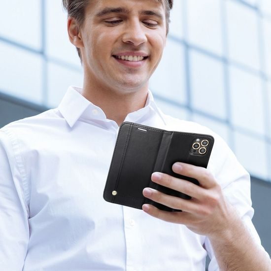 Pouzdro / obal na Huawei P Smart 2021 černé - knížkové Prestige