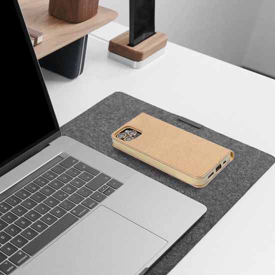 Puzdro / obal na Xiaomi Redmi 12C zlatý - kniha LUNA