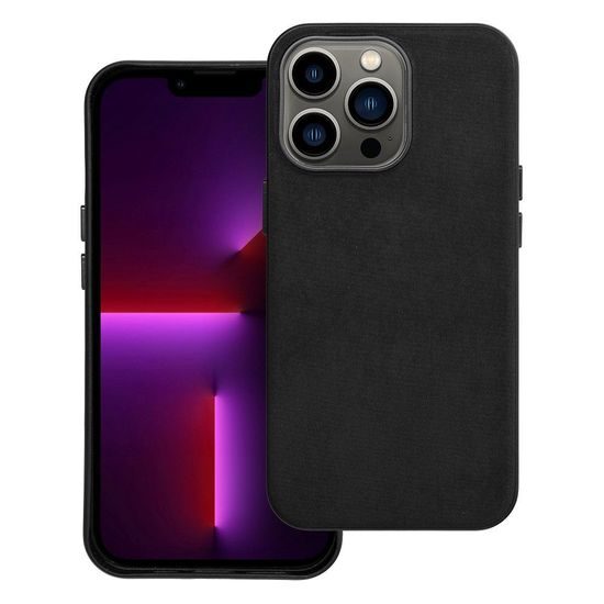 Obal / kryt na Apple iPhone 13 Pro černý - Woven MAG cover