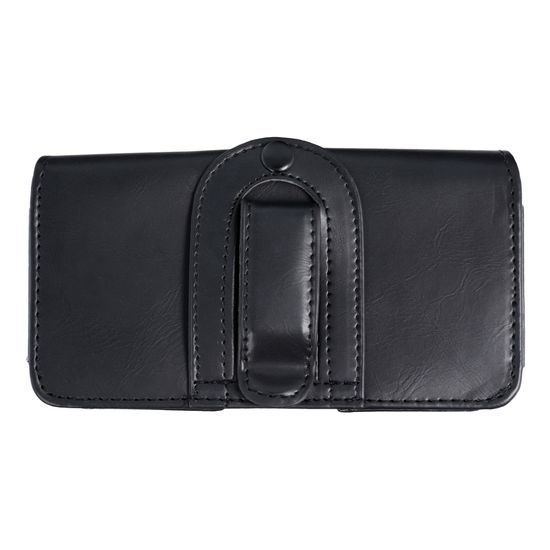 Pouzdro / obal na Samsung I9000/9100 Galaxy S/HTC Desire/SE X10/I8/S8530 Wave II černé - na opasek Forcell Case Classic 100A Model 2