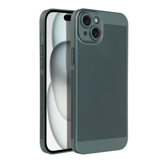 Obal / kryt na Apple iPhone 15 Plus zelené - BREEZY