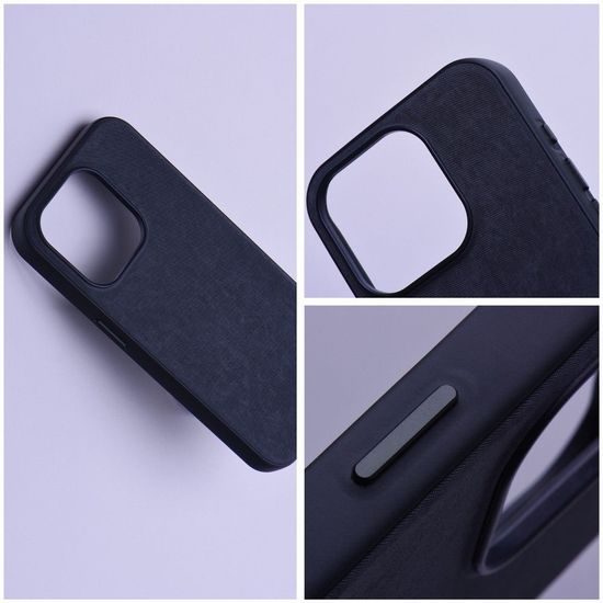 Obal / kryt na Apple iPhone 14 Pro čierne - Woven Mag Cover