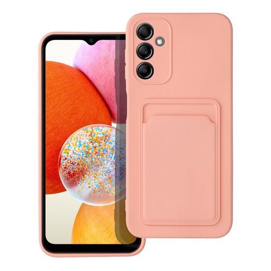 Obal / kryt na Samsung Galaxy A14 5G / A14 4G růžový - Forcell CARD Case