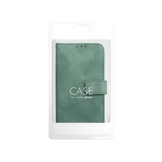 Pouzdro / obal na Apple iPhone 17 Pro zelené - knížkové Tender