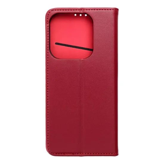 Pouzdro / obal na Xiaomi Redmi Note 14 5G červené - knížkové Leather SMART PRO Book