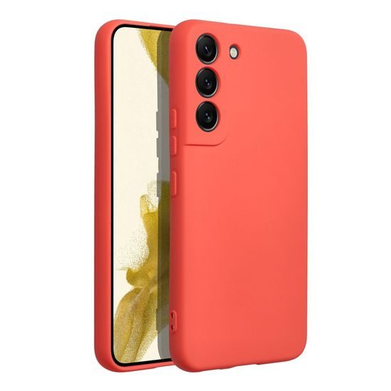 Obal / kryt na Samsung Galaxy S22 červený - Forcell SILICONE LITE