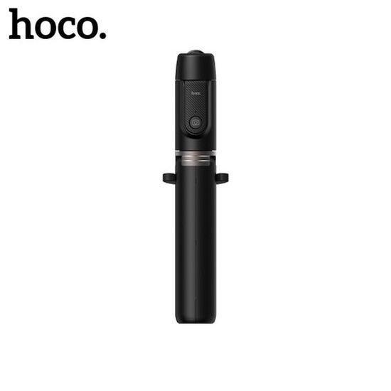 Selfie tyč K11 s bezdrôtovým ovládačom a statívom - čierna HOCO