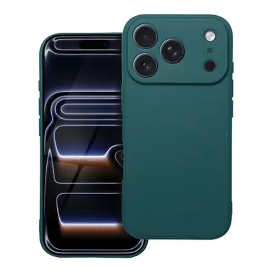 Obal / kryt na Apple iPhone 17 Pro tmavě zelený - Matt Case