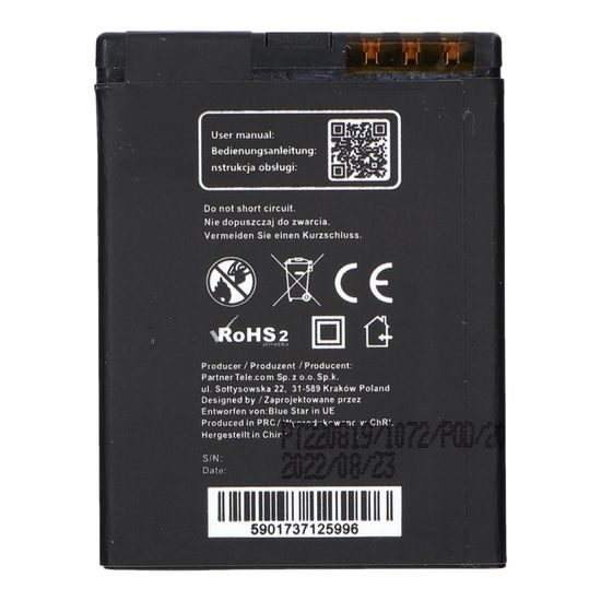 Batéria Nokia 3600 Slide/2680 Slide/7610 Supernova/7100/X3 Supernova (náhrada za BL-5c) 700 mAh Li-Ion Blue Star
