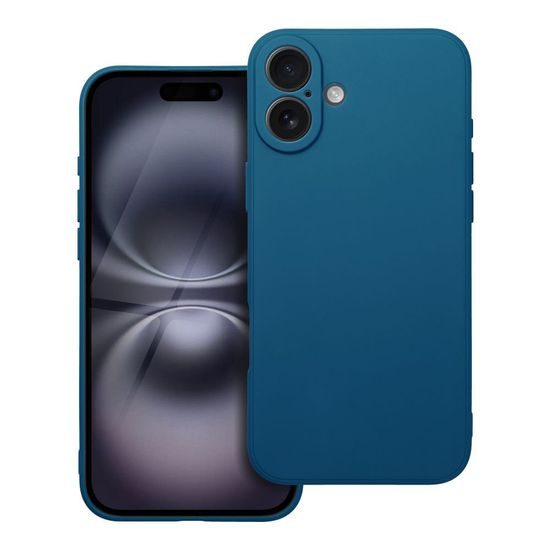 Obal / kryt na Apple iPhone 16 Plus modrý - MATT