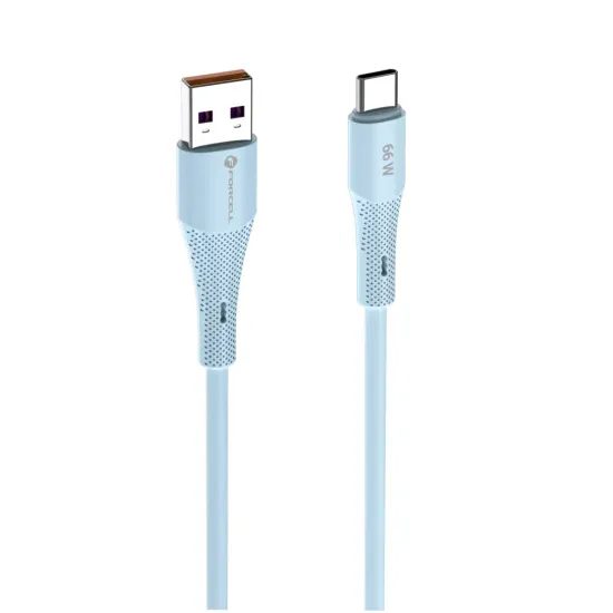Datový / nabíjecí kabel USB-A/USB-C QC4.0 3A 66W C342 1 m modrý - Forcell F-Energy
