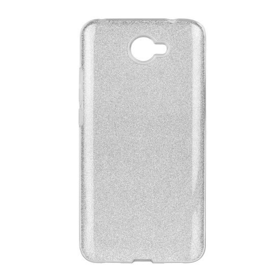 Obal / kryt pre Huawei Y7 strieborný - Forcell SHINING