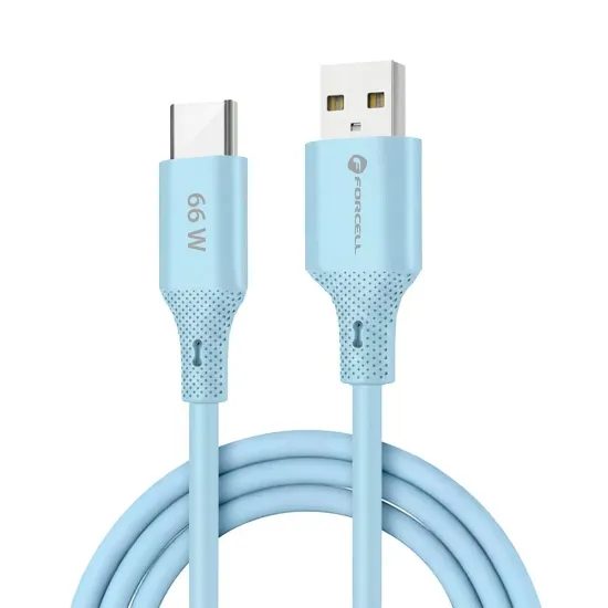 Datový / nabíjecí kabel USB-A/USB-C QC4.0 3A 66W C342 1 m modrý - Forcell F-Energy