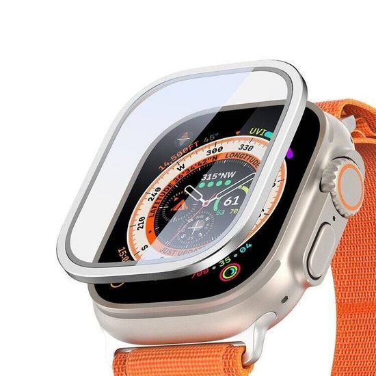 Tvrzené / ochranné sklo Apple Watch Ultra/Ultra 2 49mm stříbrné - DUX DUCIS
