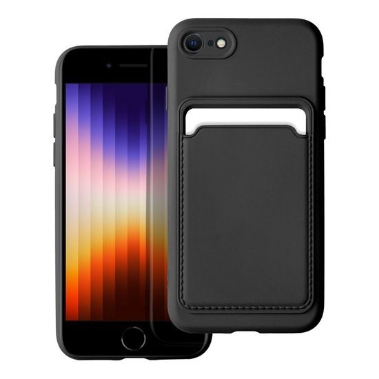 Obal / kryt na Apple iPhone 7 / 8 / SE 2020 / SE 2022 černý - Forcell Card