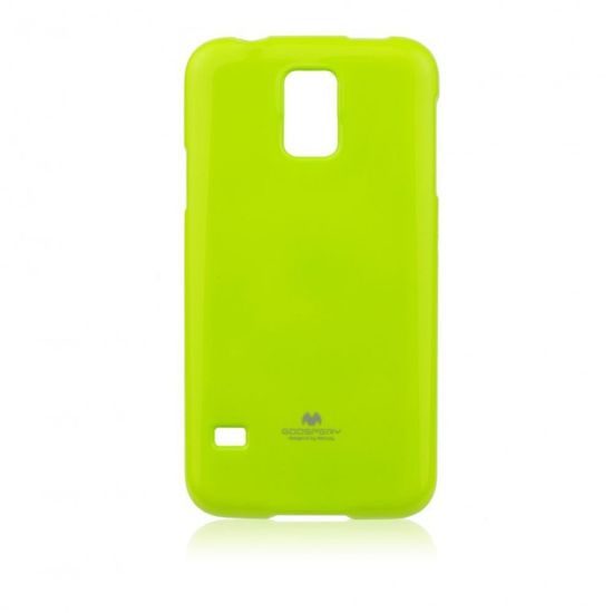 Obal / kryt pre Samsung Galaxy S5 limetka - Jelly Case