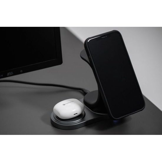 Bezdrátová sluchátka Bílá - FORCELL F-AUDIO (ANC)