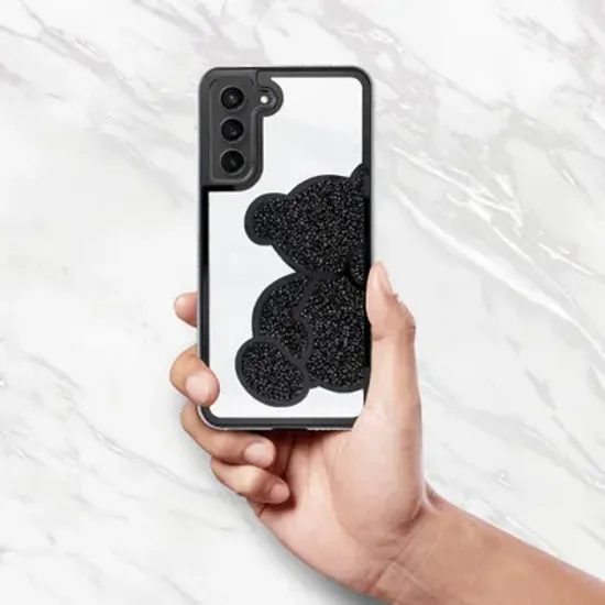 Obal / kryt na Samsung Galaxy A17 černý - Teddy Bear