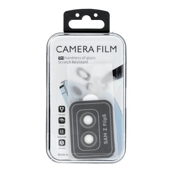 Tvrzené / ochranné sklo fotoaparátu Samsung Galaxy Z Flip 5 černý - PROTECTOR 9H