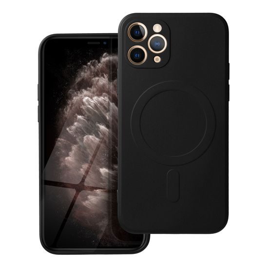 Obal / kryt na Apple iPhone 11 PRO černý Sillicon Mag Cover