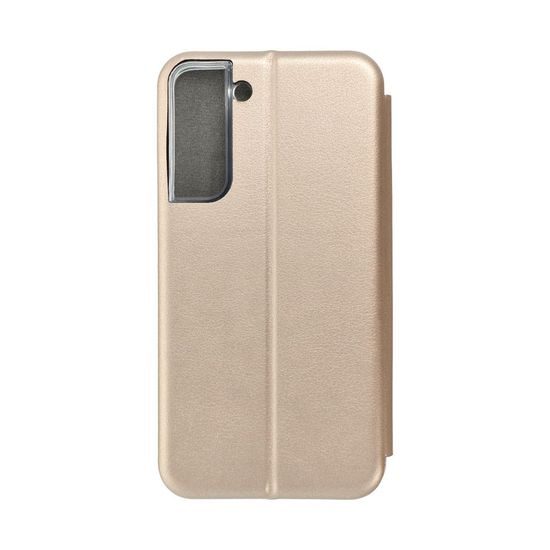 Puzdro / obal pre Samsung Galaxy S22 Plus zlaté - kniha Forcell Elegance